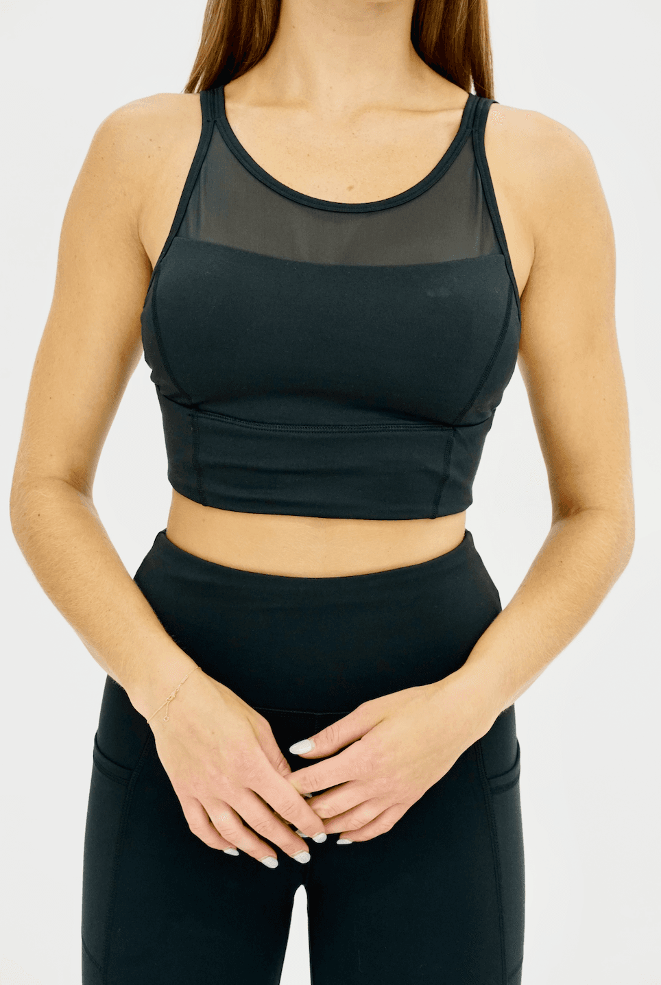 Seaav Sustainable Activewear Mesh Sports Bra Top 1