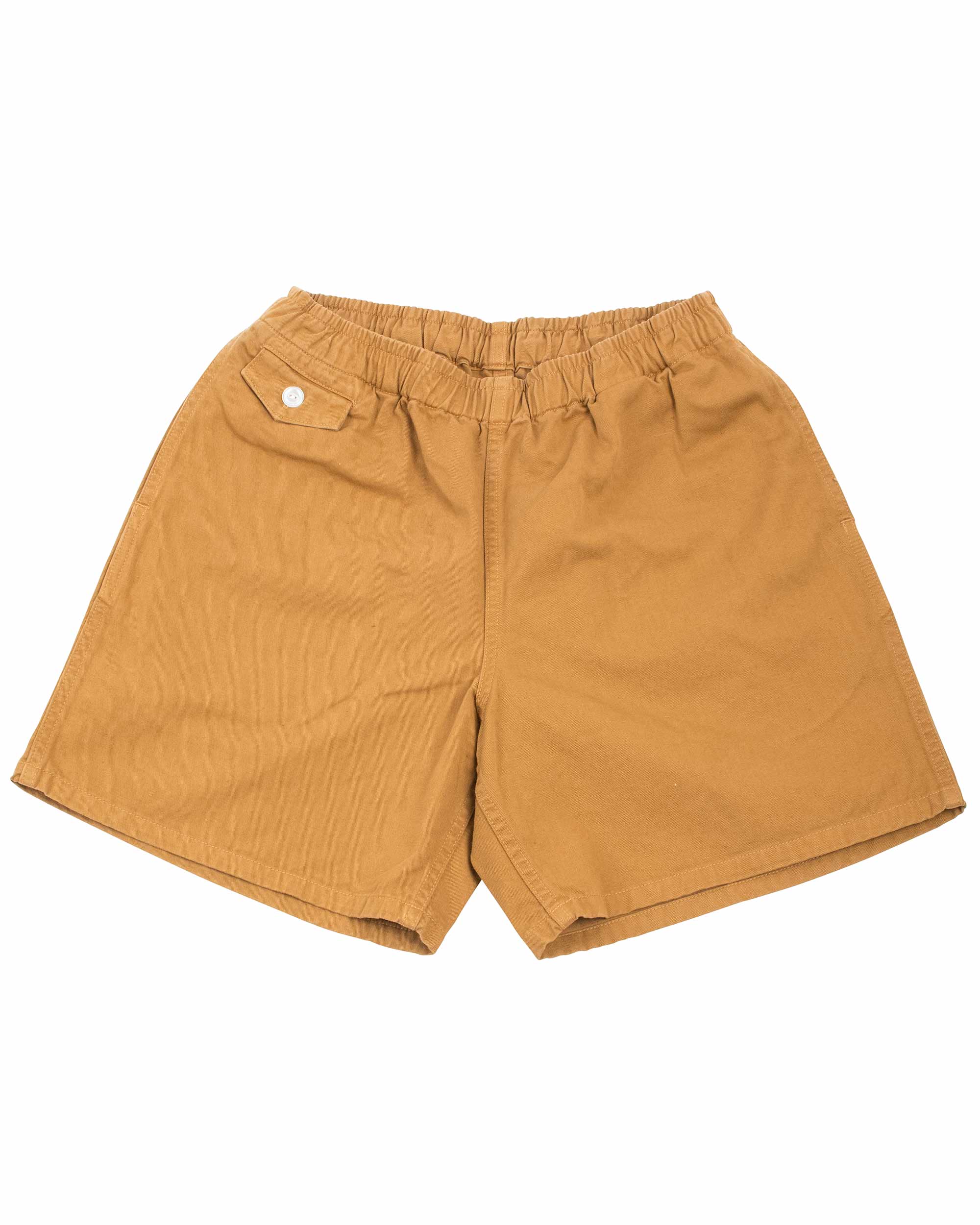 MP22015 Cotton Drill Swim Shorts (Over-Dyed) Chestnut