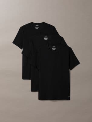 Cotton Stretch Blend 3-Pack Slim Fit Crewneck T-Shirt