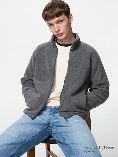 Veste en polaire zippée