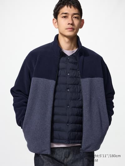 Veste en polaire zippée (Bicolore)
