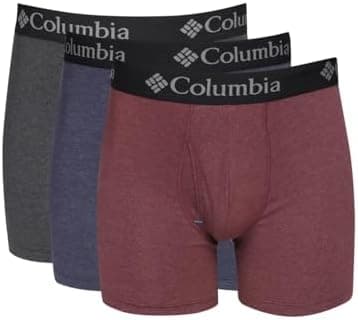 Columbia Men's Performance Cotton Stretch Boxer Brief - 3 Pack