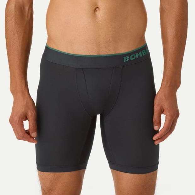 Men's Sport Flyless Boxer Brief 8"