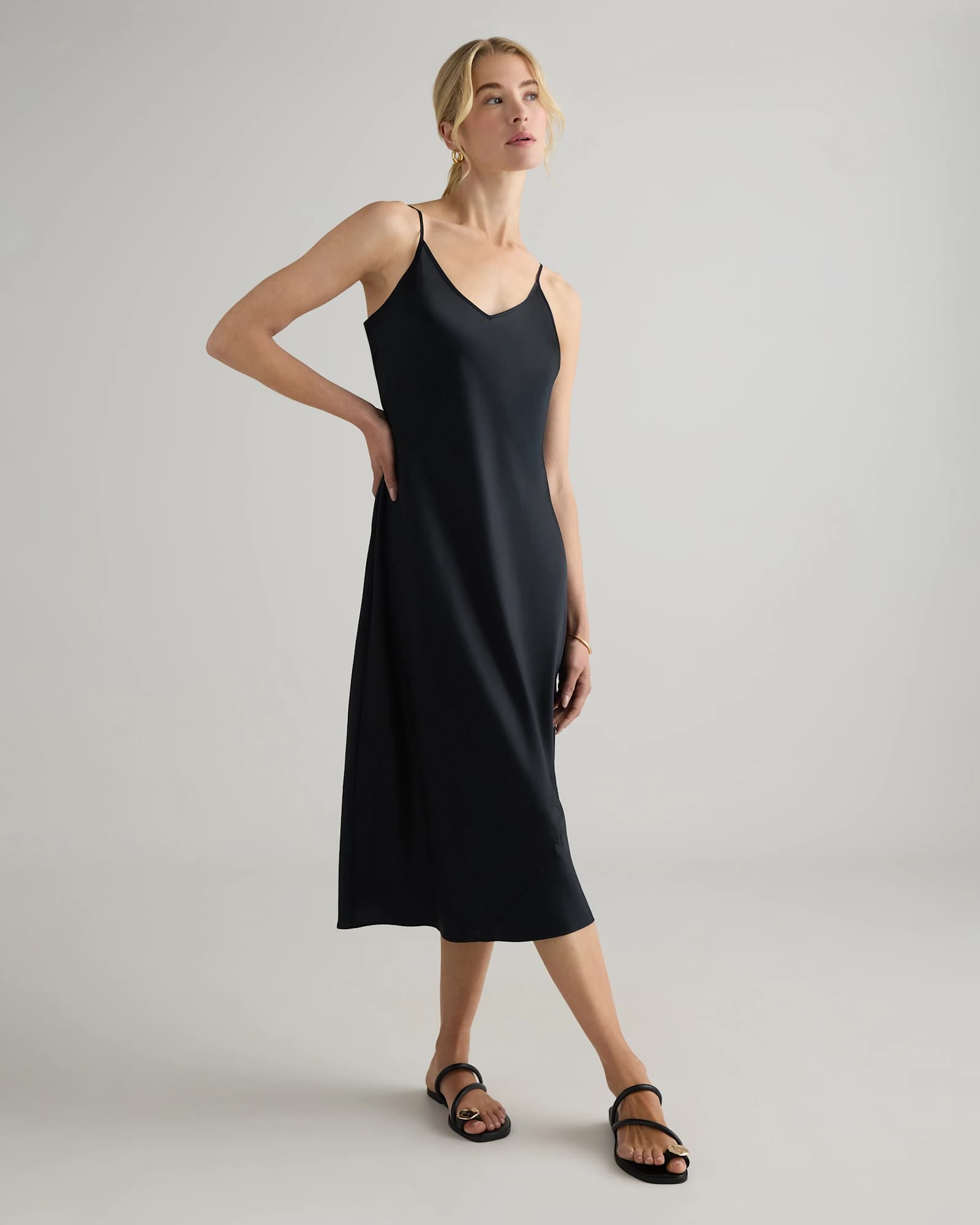 100% Washable Silk Slip Dress 1
